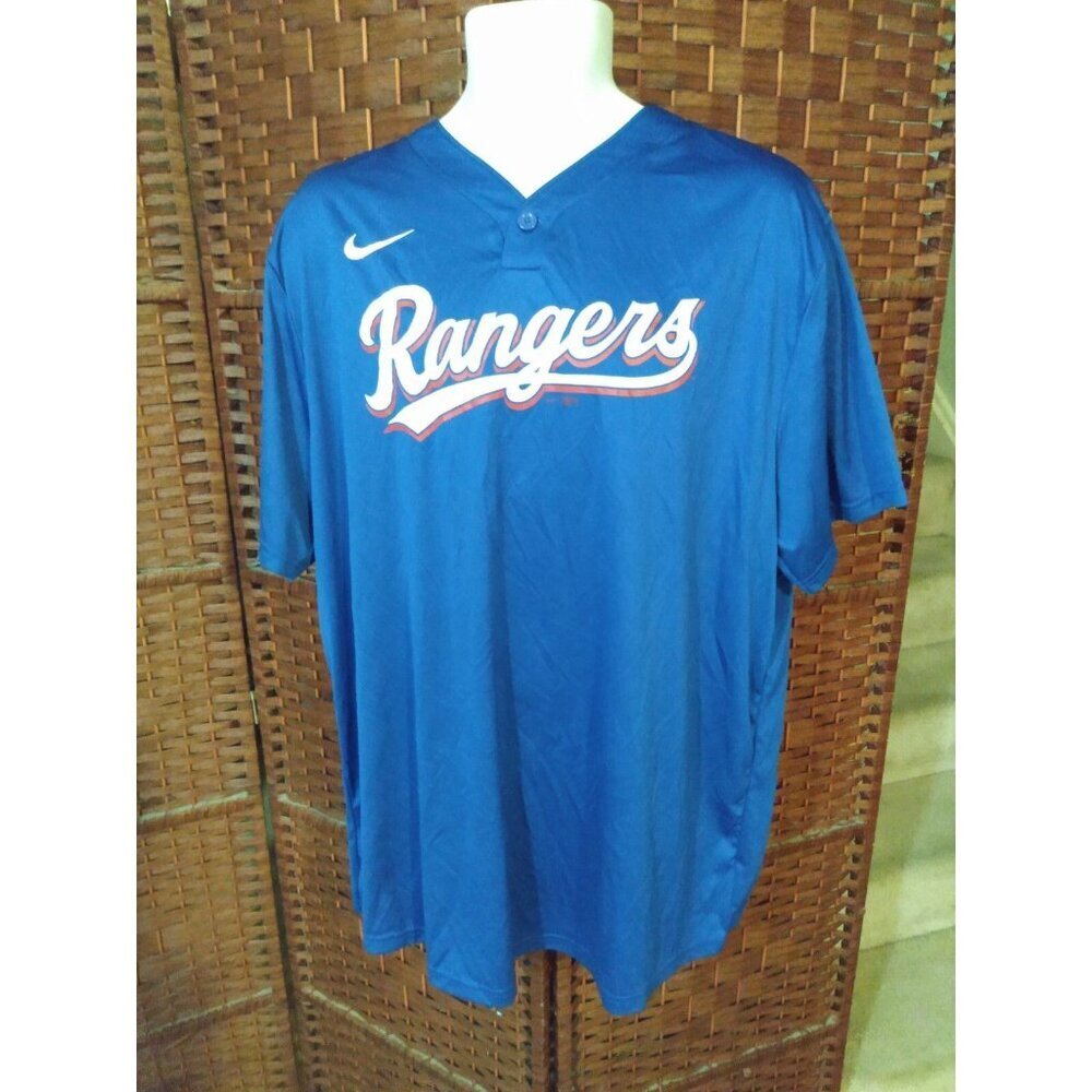 Nike Texas Rangers Pullover Baseball Jersey Men's XL MLB